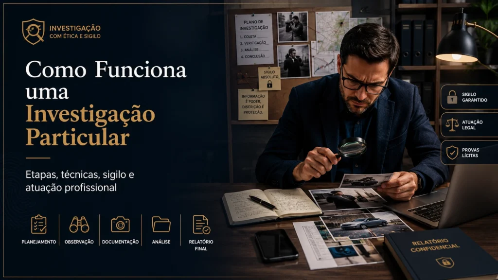 Como Funciona Uma Investigação Particular: Etapas, Técnicas e Quando Contratar 9 Como Funciona Uma Investigação Particular: Etapas, Técnicas e Quando Contratar