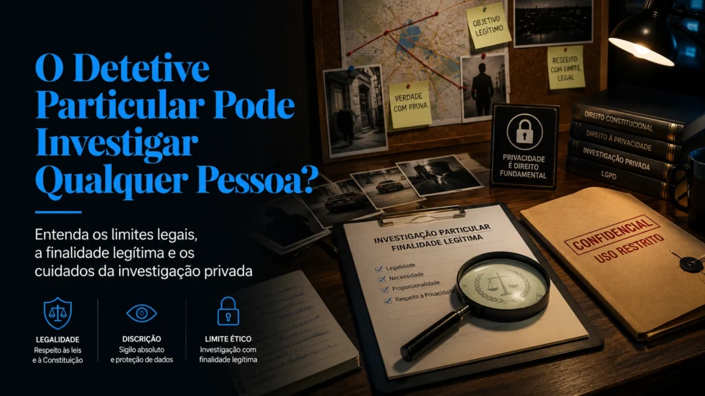 O Detetive Particular Pode Investigar Qualquer Pessoa? 1 O Detetive Particular Pode Investigar Qualquer Pessoa?