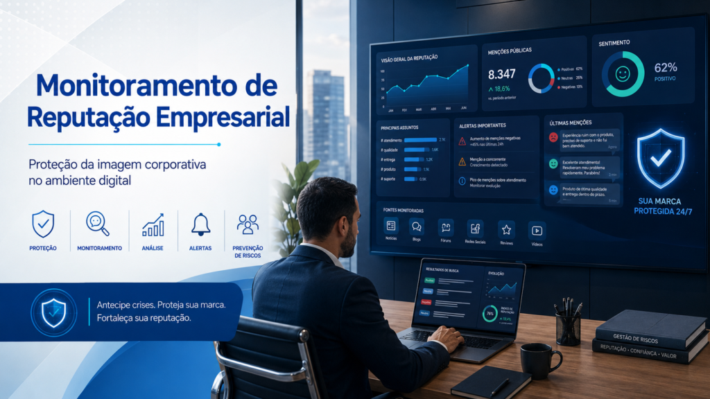 Monitoramento de Reputação Empresarial: A Relevância da Proteção da Imagem Corporativa no Ambiente Digita 4 Monitoramento de Reputação Empresarial: A Relevância da Proteção da Imagem Corporativa no Ambiente Digita